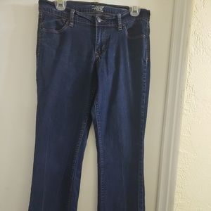 Flirt Mid Rise Straight Leg Jeans
